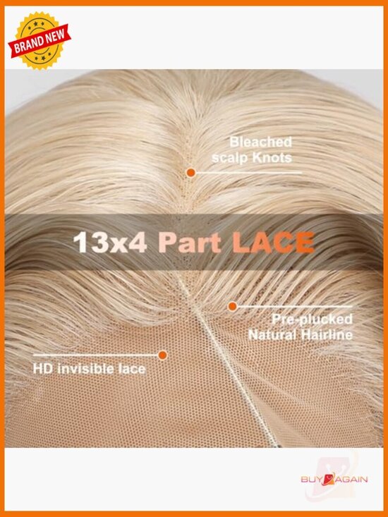 26in HD Lace Front Wig Glueless Wavy Synthetic Hair Daily Wear main image 4